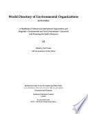 Annuaire mondial des organismes de l'environnement