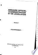 Annuaire officiel d'administration et de législation
