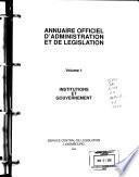 Annuaire officiel d'administration et de législation