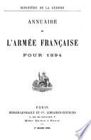 Annuaire officiel de l'armee francaise