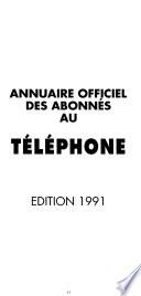 Annuaire officiel des abonnés au téléphone et au télex