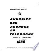 Annuaire officiel des abonnés au téléphone