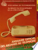 Annuaire officiel des abonnés au téléphone pour l'année ...