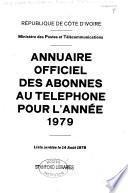 Annuaire officiel des téléphones