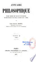 Annuaire philosophique (Paris. 1865)