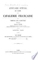 Annuaire spécial de l'arme de la cavalerie française et du service des remontes