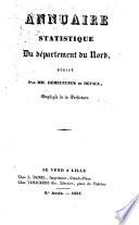 Annuaire statistique [afterw.] Annuaire du département du Nord. An xi-1890