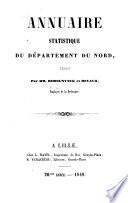 Annuaire statistique [afterw.] Annuaire du département du Nord. An xi-1890