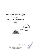 Annuaire statistique de la ville de Mulhouse