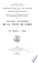 Annuaire statistique de la ville de Paris et des communes suburbaines de la Seine