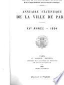 Annuaire statistique de la ville de Paris