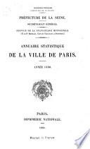 Annuaire statistique de la ville de Paris