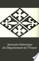 Annuaire statistique du departement de l'Yonne