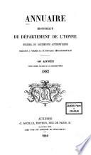 Annuaire statistique du departement de l'Yonne