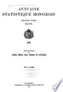 Annuaire statistique hongrois