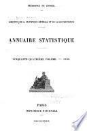 Annuaire statistique