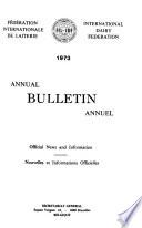 Annual Bulletin