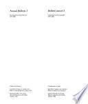 Annual Bulletin