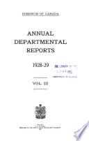 Annual Departmental Reports