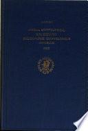Annual Egyptological Bibliography (Bibliographie Égyptologique Annuelle) - 1962