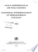 Annual Epidemiological and Vital Statistics