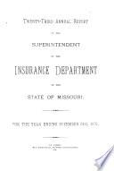 Annual Report and Statistical Data - Division of Insurance
