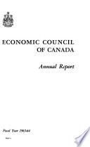 Annual Report - Economic Council of Canada