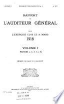 Annual Report of the Auditor General of Canada to the House of Commons