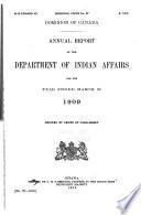 Annual Report of the Department of Indian Affairs