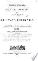 Annual Report of the Department of Railways and Canals