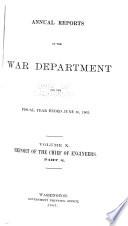 Annual Report of the Secretary of War