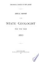 Annual Report of the State Geologist of New Jersey for ...
