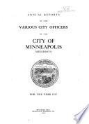 Annual Report of the Various City Officers ...