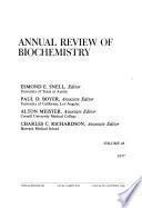 Annual Review of Biochemistry