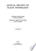 Annual Review of Plant Physiology