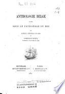 Anthologie belge