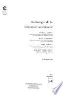 Anthologie de la littérature américaine