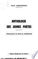 Anthologie des jeunes poètes