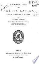 Anthologie des poëtes latins
