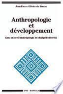 Anthropologie et développement