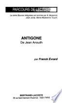 Antigone de Jean Anouilh