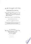 Antiquités d'Herculanum