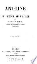 Antoine ou le retour au village
