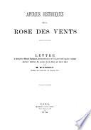 Apercus historiques sur la rose des vents Lettre a Monsieur Henri Narducci etc