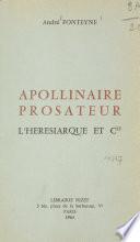 Apollinaire prosateur : L'hérésiarque et Cie