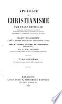 Apologie du Christianisme: La démonstration de la vérité chrétienne