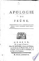 Apologie du jeûne