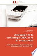 Application de la Technologie Mimo Dans Les Réseaux Wifi