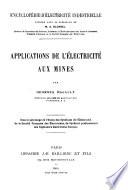 Applications de l'électricité aux mines