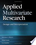 Applied Multivariate Research